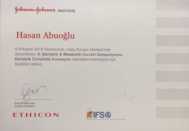 J&J IFSO — Bariatrik & Metabolik Cerrahi Sempozyumu, 2019